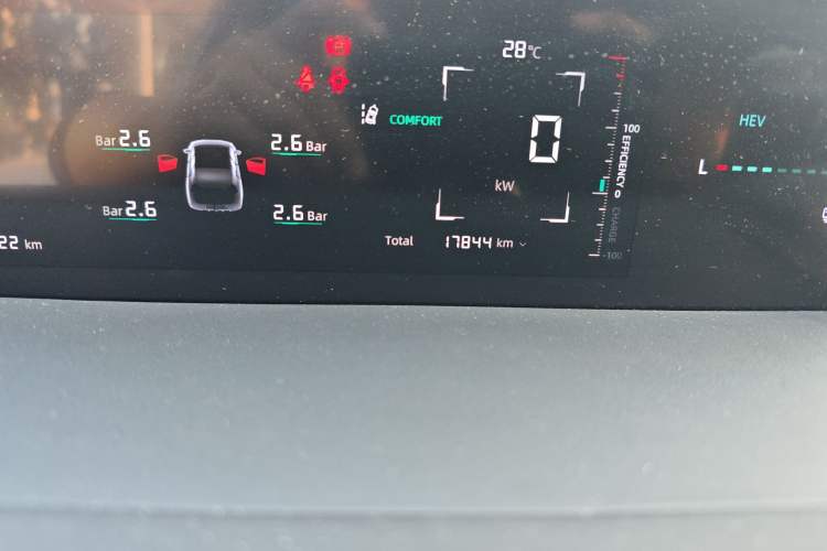 Used CHANGAN NEVO A05 2024 145 Pro Odometer Close Up