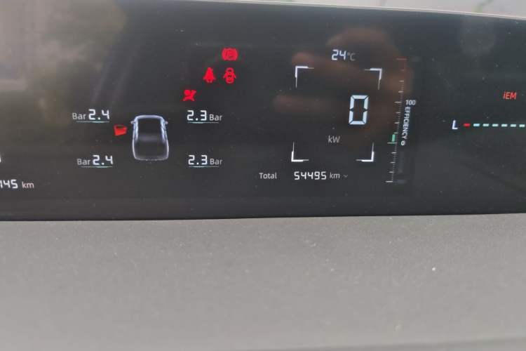 Used CHANGAN NEVO A05 2024 Truly Delicious Version 145 Beyond-Excellent Type Odometer Close Up