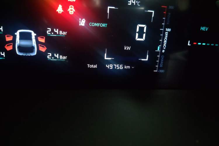 Used CHANGAN NEVO A05 2024 70 Pro Odometer Close Up