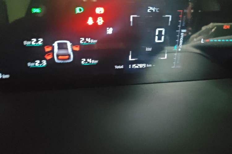 Used CHANGAN NEVO A05 2024 145 Pro Odometer Close Up
