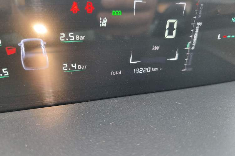 Used CHANGAN NEVO A05 2024 Truly Delicious Version 70" Beyond-Grade Edition Odometer Close Up
