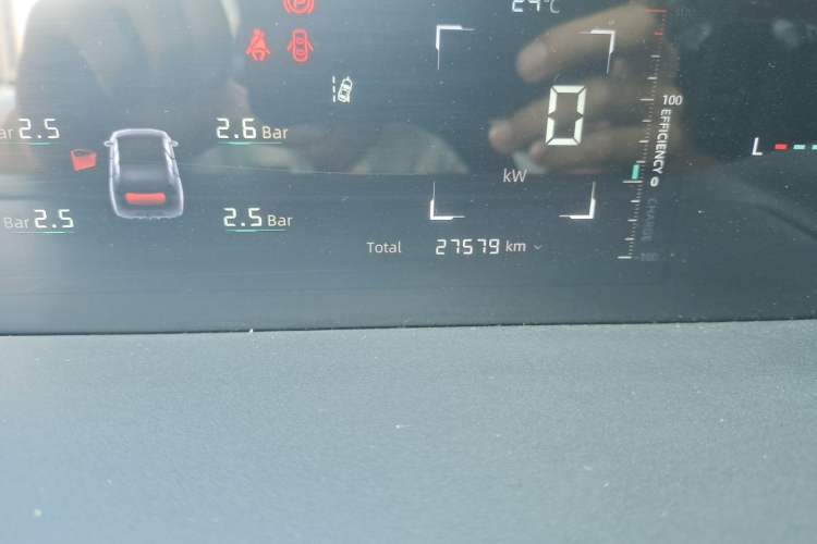 Used CHANGAN NEVO A05 2024 Truly Delicious Version 145 Leading Edition Odometer Close Up