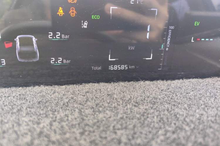 Used CHANGAN NEVO A05 2024 145 Pro Odometer Close Up