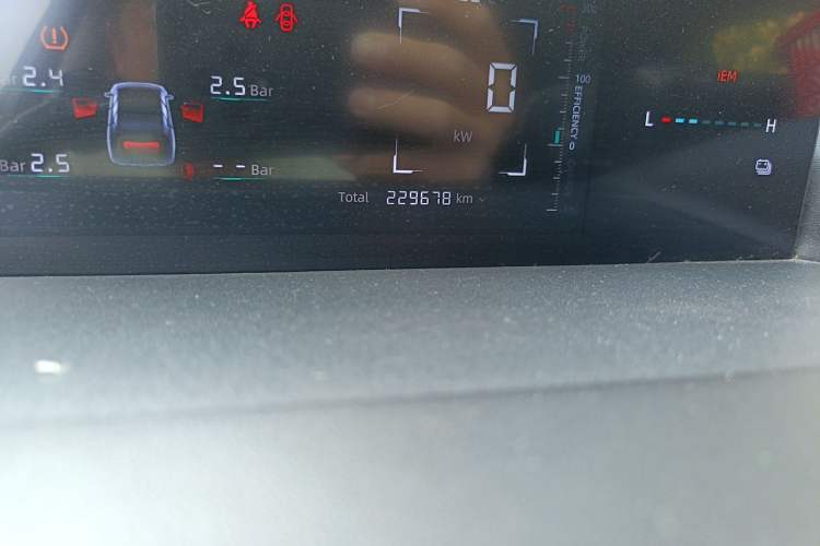 Used CHANGAN NEVO A05 2024 70 Lite Odometer Close Up