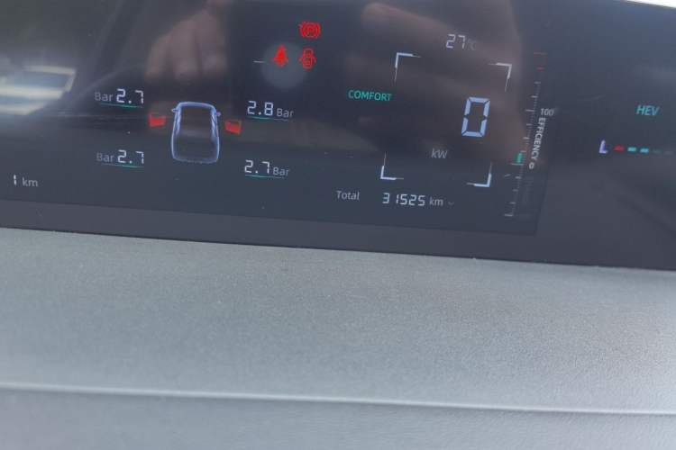 Used CHANGAN NEVO A05 2024 70 Lite Odometer Close Up