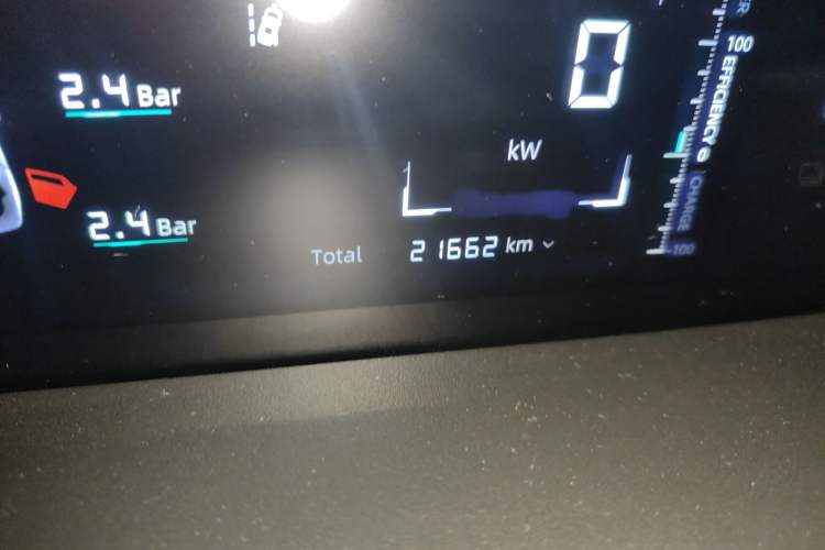 Used CHANGAN NEVO A05 2024 Truly Delicious Version 70" Beyond-Grade Edition Odometer Close Up
