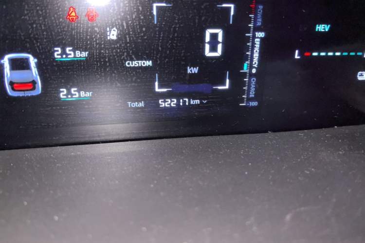 Used CHANGAN NEVO A05 2024 Truly Delicious Version 70" Beyond-Grade Edition Odometer Close Up