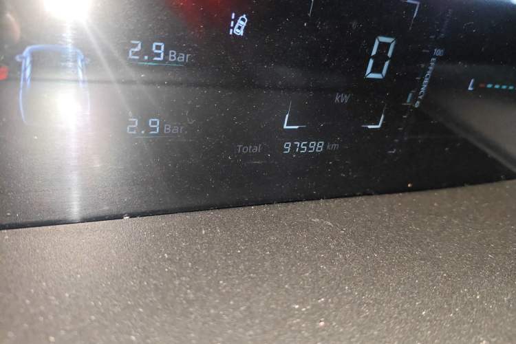 Used CHANGAN NEVO A05 2024 70 Pro Odometer Close Up