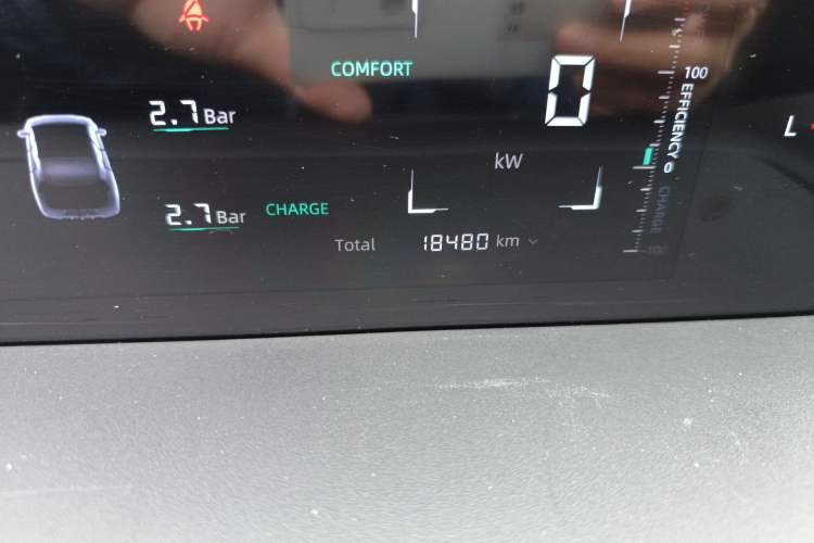 Used CHANGAN NEVO A05 2024 70 Air Odometer Close Up