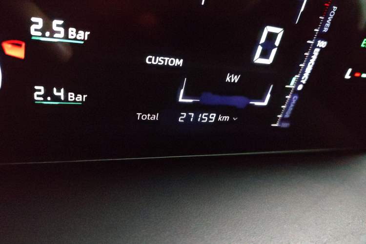 Used CHANGAN NEVO A05 2024 145 Pro Odometer Close Up