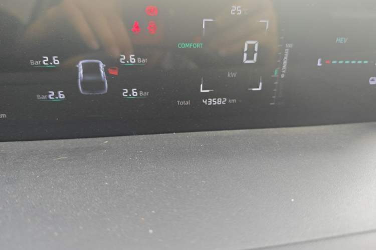 Used CHANGAN NEVO A05 2024 70 Pro Odometer Close Up