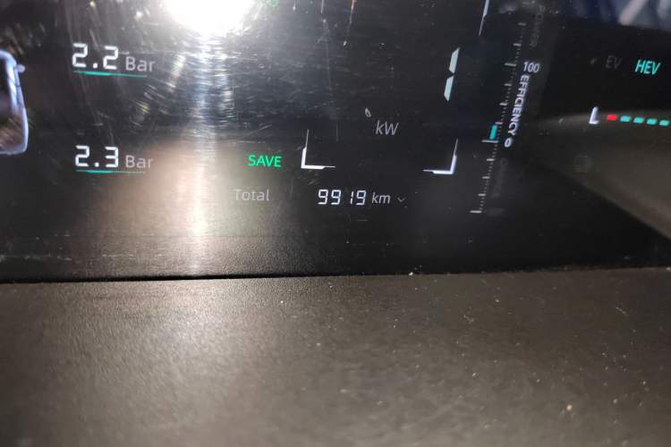 Used CHANGAN NEVO A05 2024 Truly Delicious Version 70" Beyond-Grade Edition Odometer Close Up