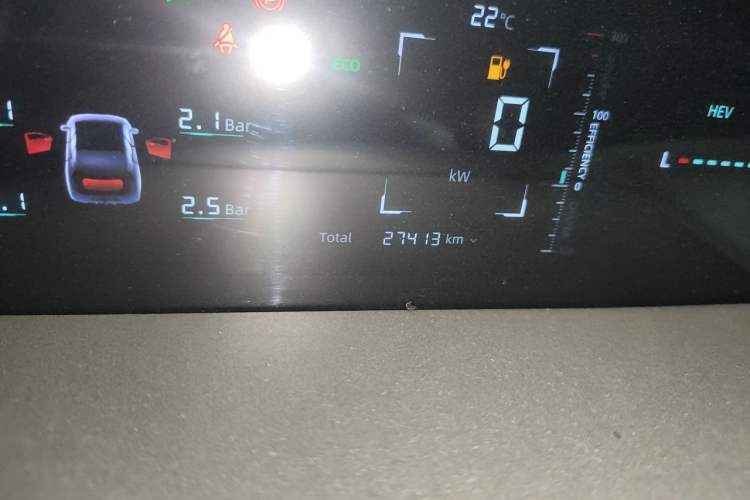 Used CHANGAN NEVO A05 2024 Truly Delicious Version 70 Leading Edition Odometer Close Up