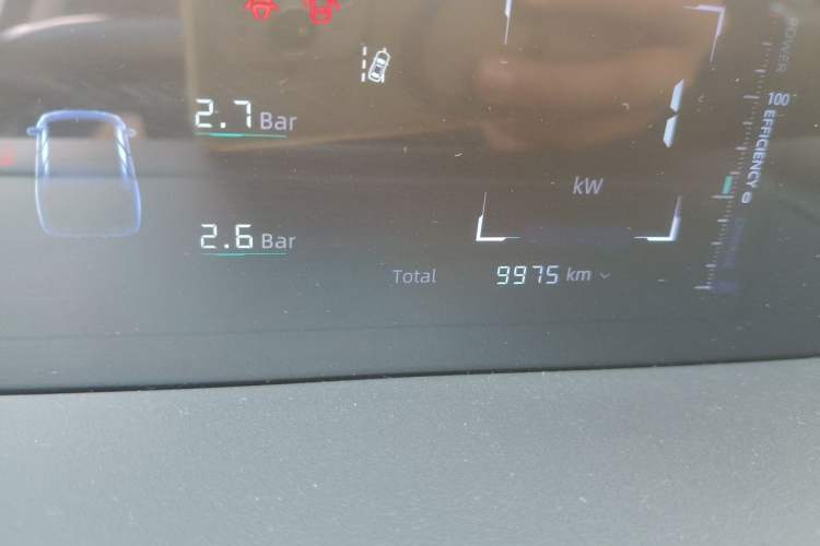 Used CHANGAN NEVO A05 2024 Truly Delicious Version 70" Beyond-Grade Edition Odometer Close Up