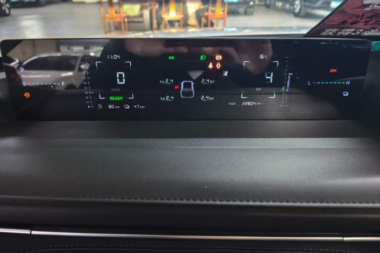 Used CHANGAN NEVO A05 2024 Truly Delicious Version 70" Beyond-Grade Edition Odometer Close Up