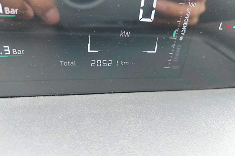 Used CHANGAN NEVO A05 2024 Truly Delicious Version 70" Beyond-Grade Edition Odometer Close Up