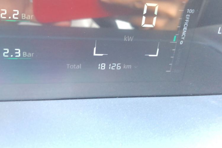 Used CHANGAN NEVO A05 2024 145 Pro Odometer Close Up