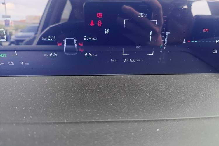 Used CHANGAN NEVO A05 2024 145 Pro Odometer Close Up