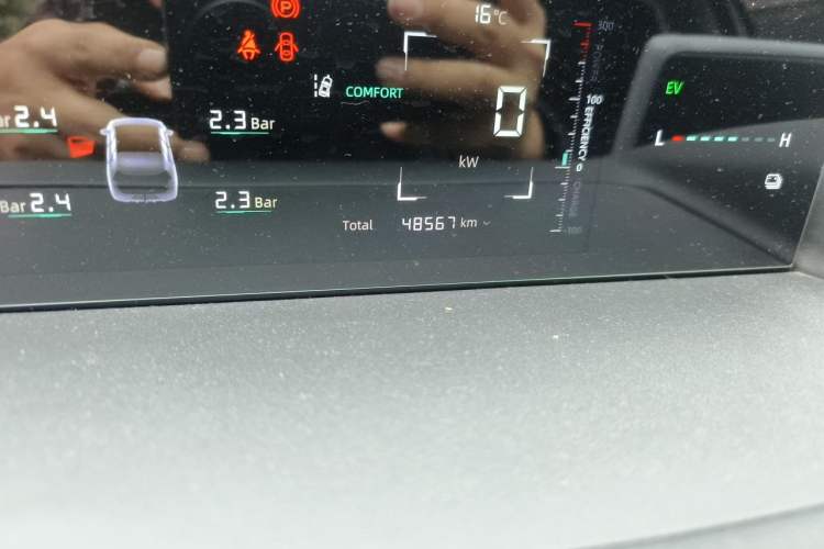 Used CHANGAN NEVO A05 2024 70 Pro Odometer Close Up