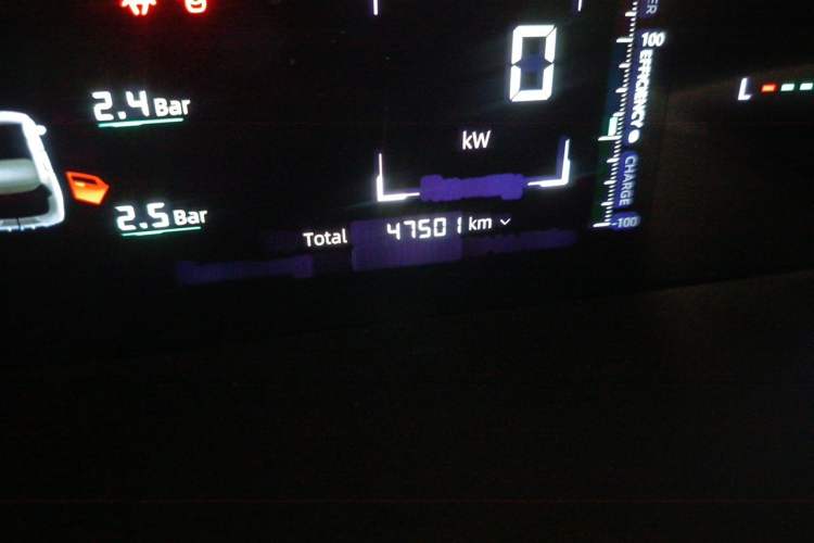 Used CHANGAN NEVO A05 2024 145 Pro Odometer Close Up