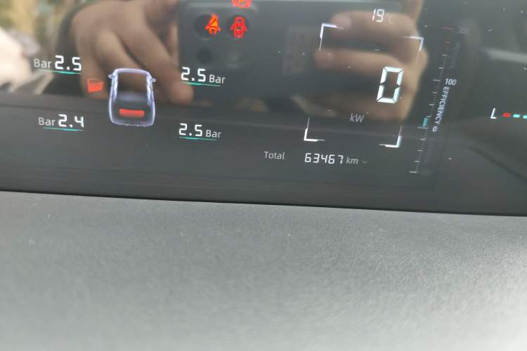 Used CHANGAN NEVO A05 2024 Truly Delicious Version 145 Leading Edition Odometer Close Up