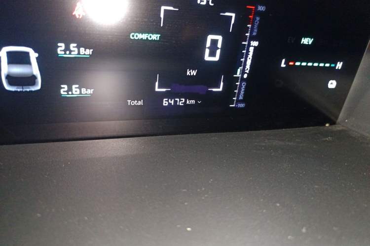 Used CHANGAN NEVO A05 2024 Truly Delicious Version 70 Leading Edition Odometer Close Up