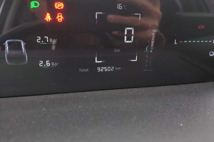 Used CHANGAN NEVO A05 2024 Truly Delicious Version 70 Leading Edition Odometer Close Up