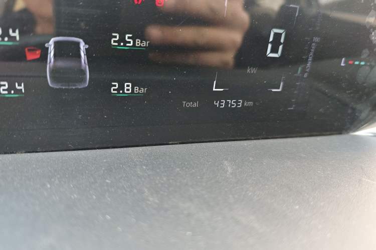 Used CHANGAN NEVO A05 2024 Truly Delicious Version 70" Beyond-Grade Edition Odometer Close Up