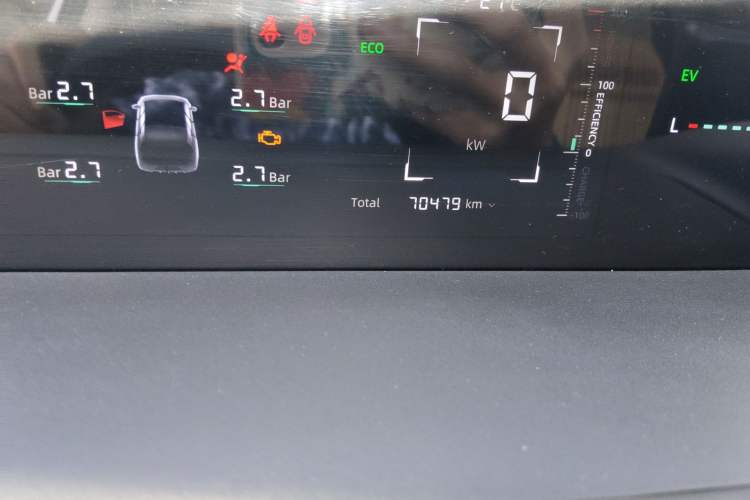 Used CHANGAN NEVO A05 2024 Truly Delicious Version 70" Beyond-Grade Edition Odometer Close Up
