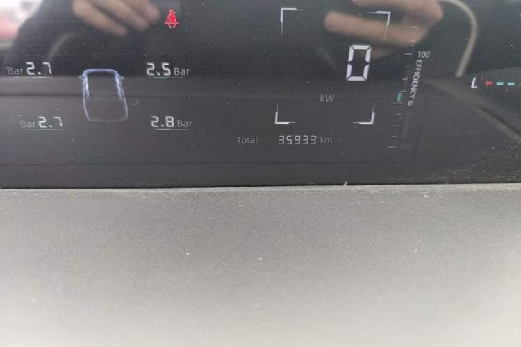 Used CHANGAN NEVO A05 2024 70 Air Odometer Close Up
