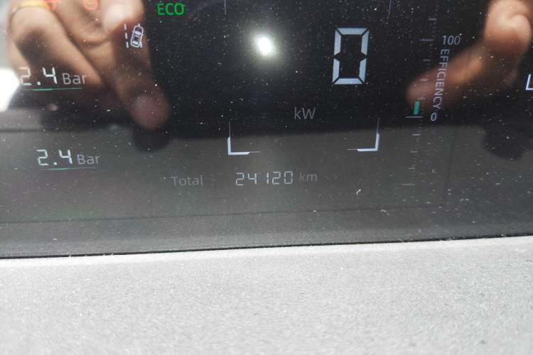 Used CHANGAN NEVO A05 2024 Truly Delicious Version 70" Beyond-Grade Edition Odometer Close Up