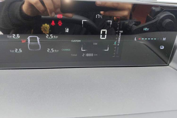Used CHANGAN NEVO A05 2024 Truly Delicious Version 70" Beyond-Grade Edition Odometer Close Up