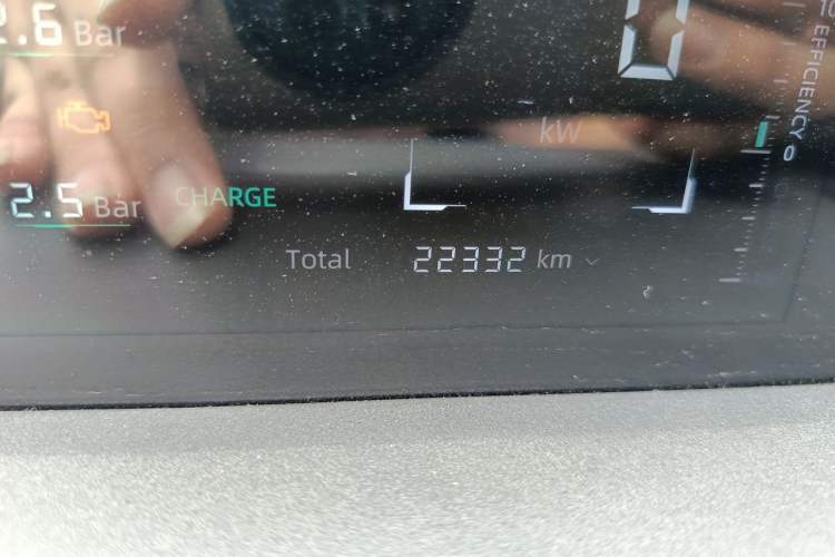 Used CHANGAN NEVO A05 2024 Truly Delicious Version 70" Beyond-Grade Edition Odometer Close Up