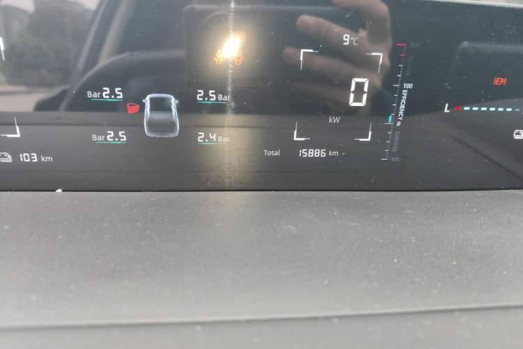 Used CHANGAN NEVO A05 2025 Truly Delicious Version 145 Leading Edition Odometer Close Up