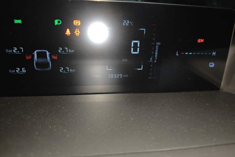 Used CHANGAN NEVO A05 2025 Truly Delicious Edition 70 – Beyond Excellence Odometer Close Up