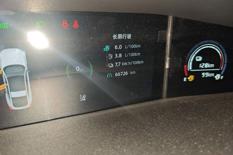 Used CHANGAN NEVO A06  Odometer Close Up