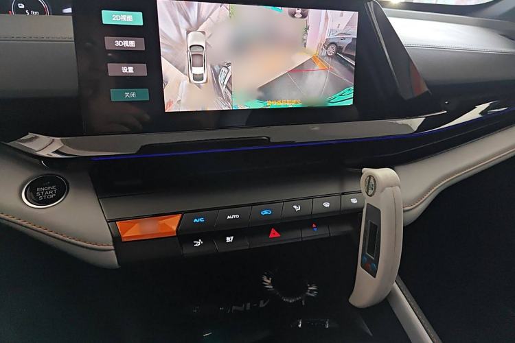 Used CHANGAN NEVO A06 2023 Supreme Model Audio And AC Panel