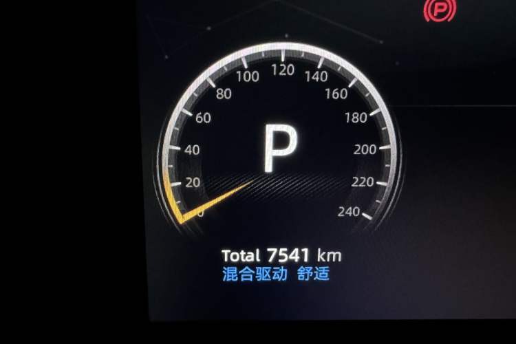 Used CHANGAN NEVO A06 2023 Base Model Odometer Close Up