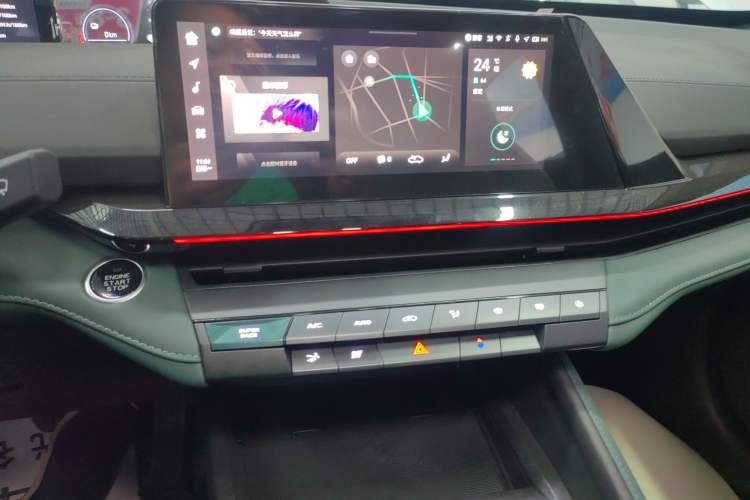 Used CHANGAN NEVO A06 2023 Supreme Model Audio And AC Panel