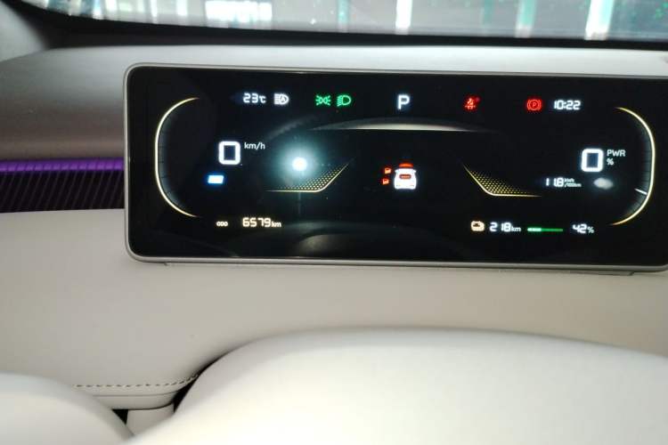Used CHANGAN NEVO A06 2026 Model 630 Max Odometer Close Up