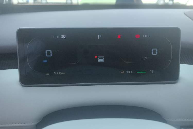 Used CHANGAN NEVO A06 2026 Model 630 Max Odometer Close Up