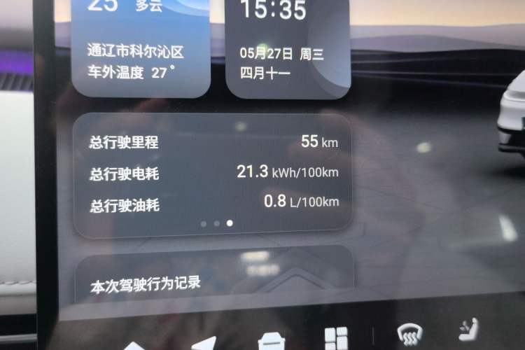 Used CHANGAN NEVO A06 2026 Model 240 Laser Ultra Odometer Close Up