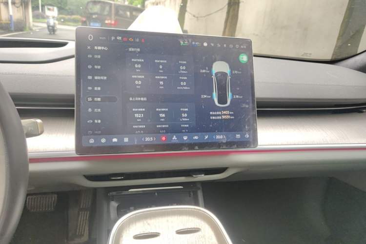 Used CHANGAN NEVO A07 2023 Range-Extended 200 Max Audio And AC Panel