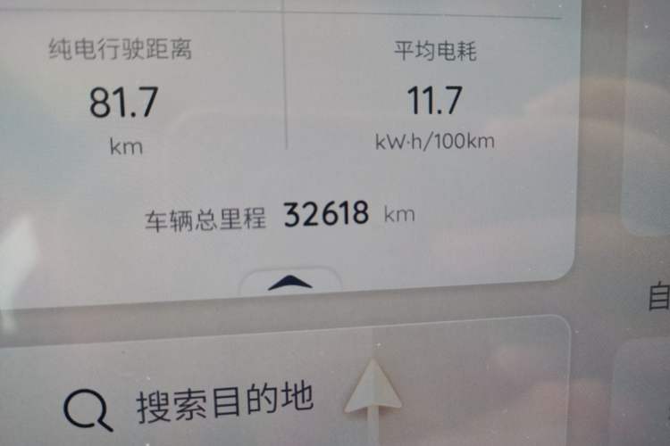 Used CHANGAN NEVO A07 2023 Range-Extended 200 Max Odometer Close Up