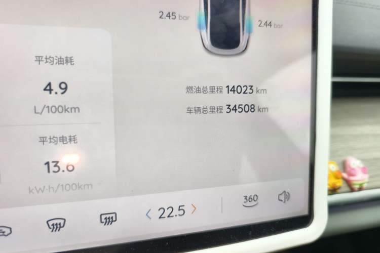 Used CHANGAN NEVO A07 2023 Range-Extended 200 Pro Odometer Close Up