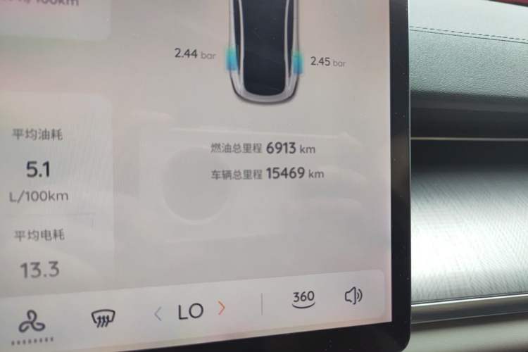 Used CHANGAN NEVO A07 2023 Range-Extended 200 Max Odometer Close Up