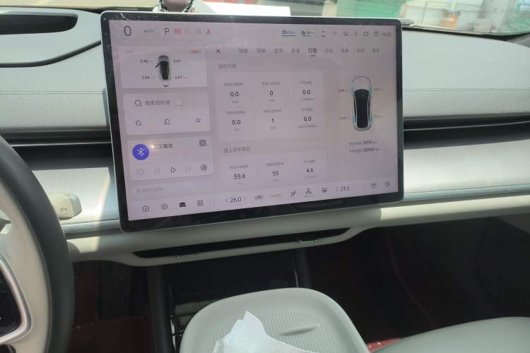 Used CHANGAN NEVO A07 2023 Range-Extended 200 Max Audio And AC Panel