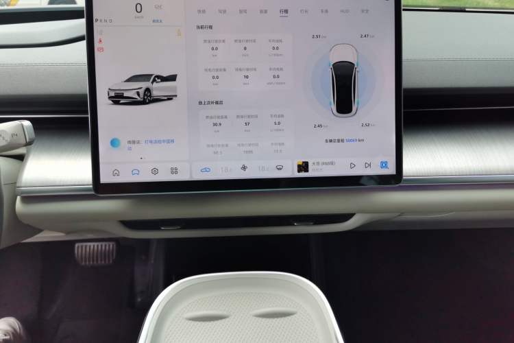 Used CHANGAN NEVO A07 2023 Range-Extended 200 Max Audio And AC Panel