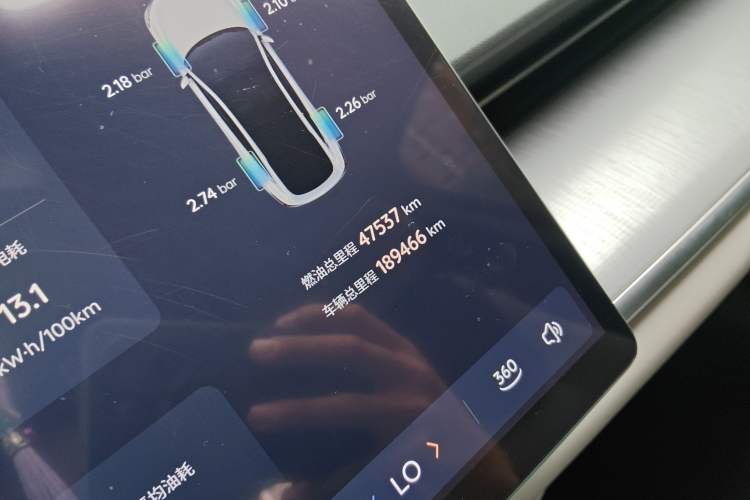 Used CHANGAN NEVO A07 2023 Range-Extended 200 Max Odometer Close Up