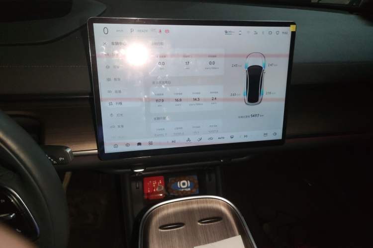 Used CHANGAN NEVO A07 2024 All-Electric "True Fragrance" Edition 515 Luxurious Model 58.9 kWh Audio And AC Panel